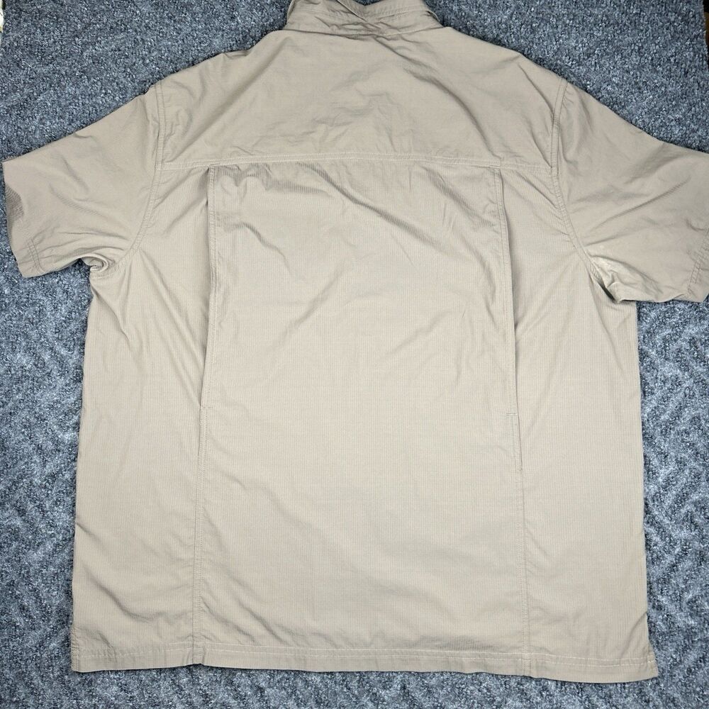 Koppen Shirt Men’s 2XL Nylon Camping Hiking Fishing Brown Short Sleeve - Picture 6 of 6